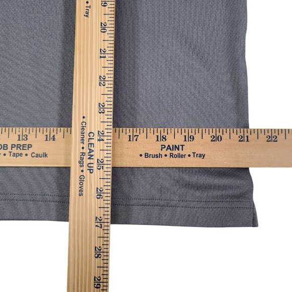 Under Armour Mens Large Polo Shirt Loose Heatgear Gray Short Sleeve Soft - Picture 7 of 7